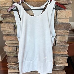 Nike Women's Light Blue Tank Top